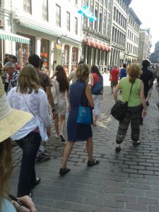 Everyone out enjoying the sights